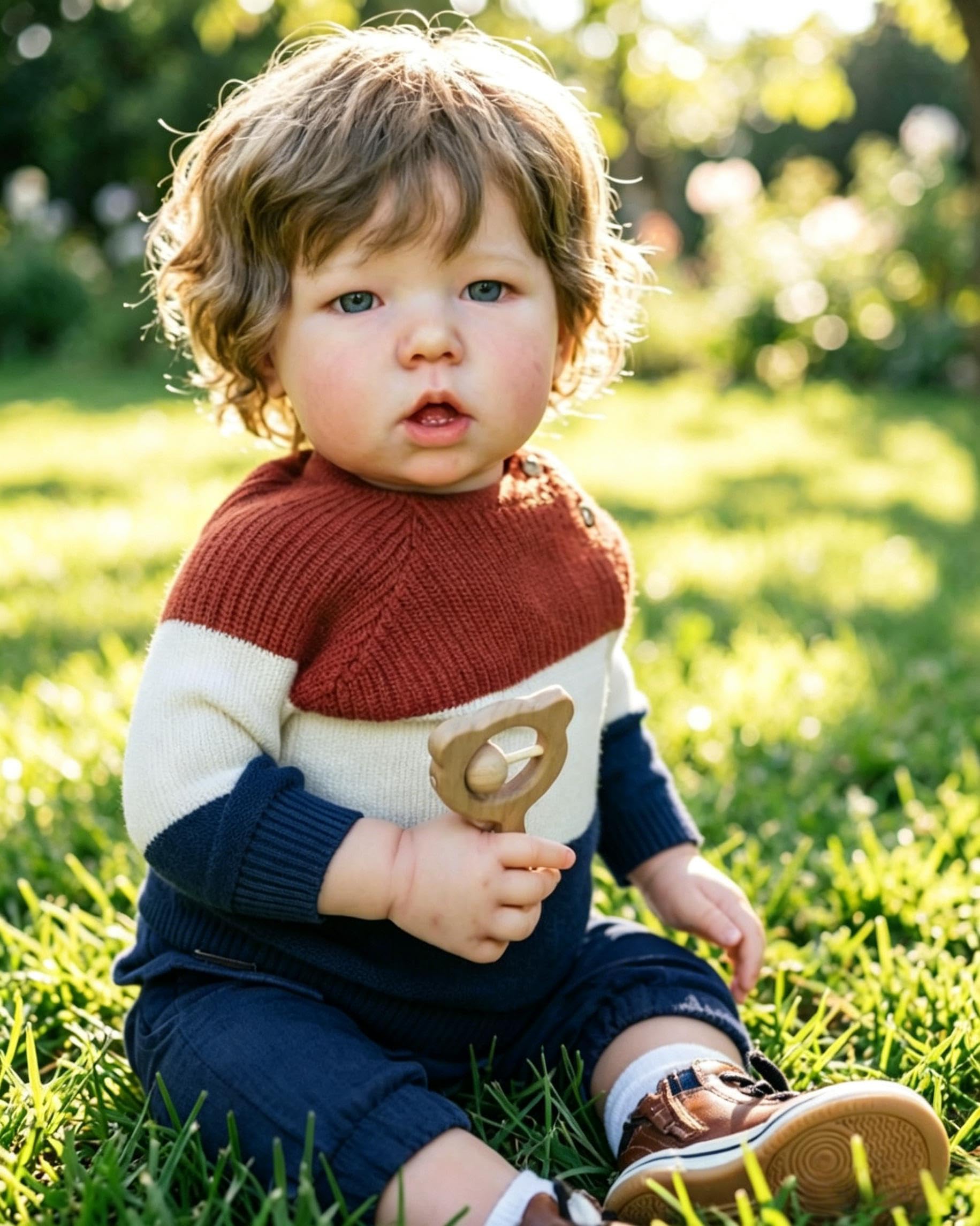RXDOLL Realistyczne lalki Reborn w dużych rozmiarach, ręcznie robione 71 cm realistyczne Reborn Baby Toddler Boy Cloth Body winylowe kończyny, prawdziwa lalka bobas, zabawka dla dzieci w wieku od 3