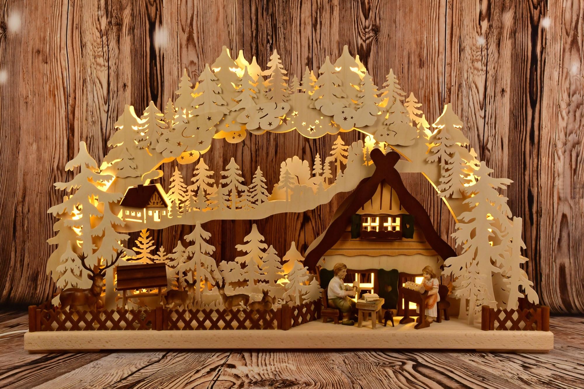 Candle Arch - Craftsmen at the Game Reserve - 72x43 cm / 28x17 inch