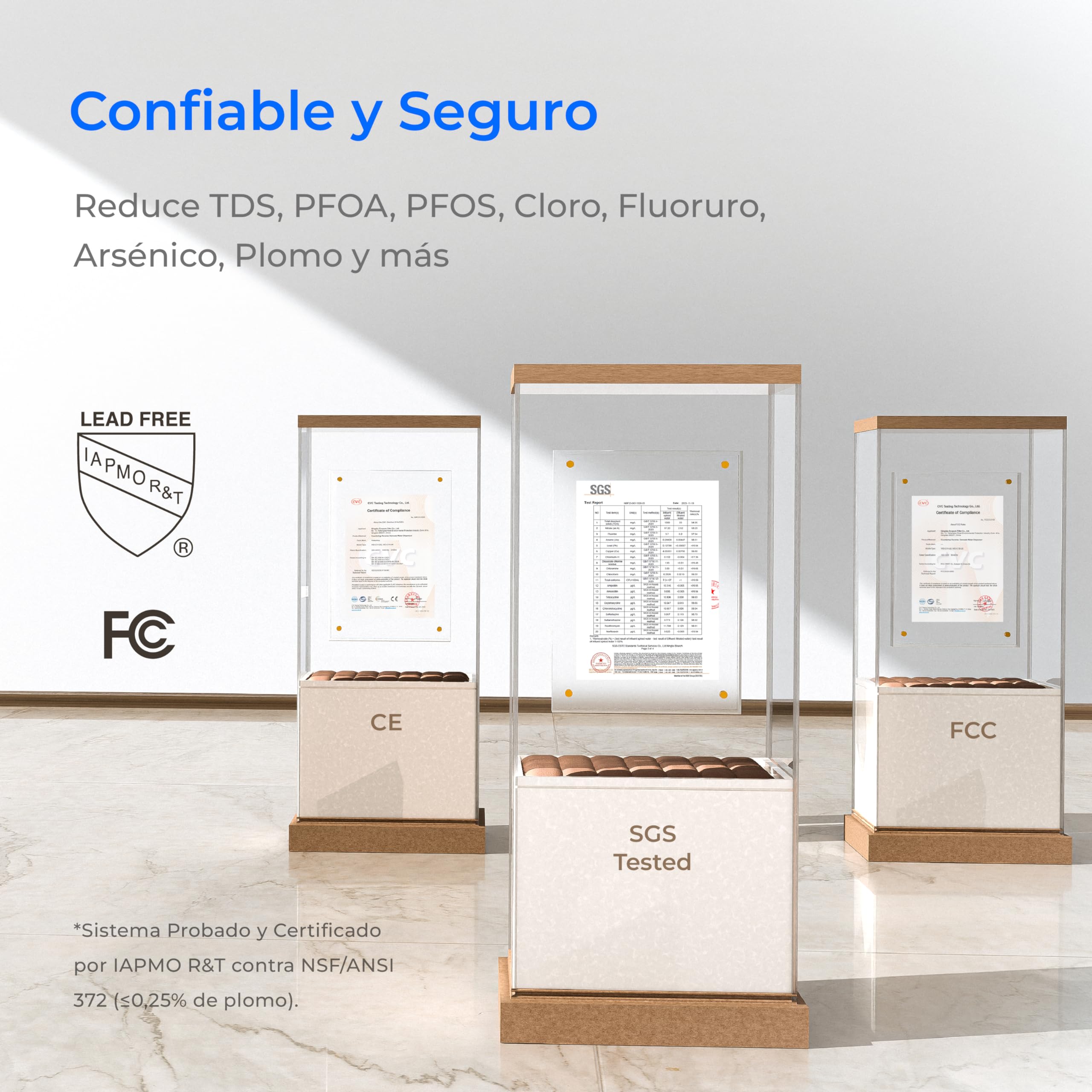 Waterdrop CoreRO Encimera Osmosis Inversa Sistema,Caliente Instantáneo Dispensador de Agua,5 Opciones de Temperatura,RO de Encimera C1H de 6 Etapas,3:1 Puro para Drenar,WD-C1H | Reduce PFAS, Sin Instalación, Relación 3:1 Pura/Descarga, Certificado NSF/ANS