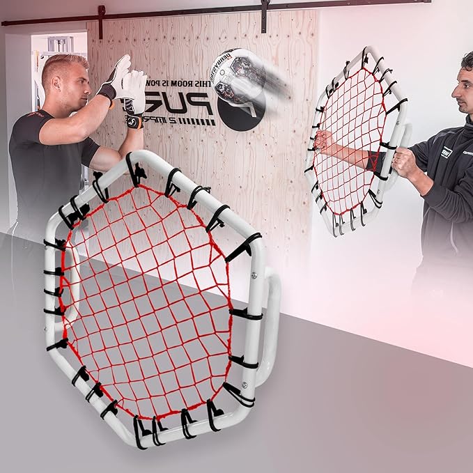 Redlution Fußball-Tornetz 2,5x1,8m - Wetterfestes Trainingstor Für Garten & Sportplatz