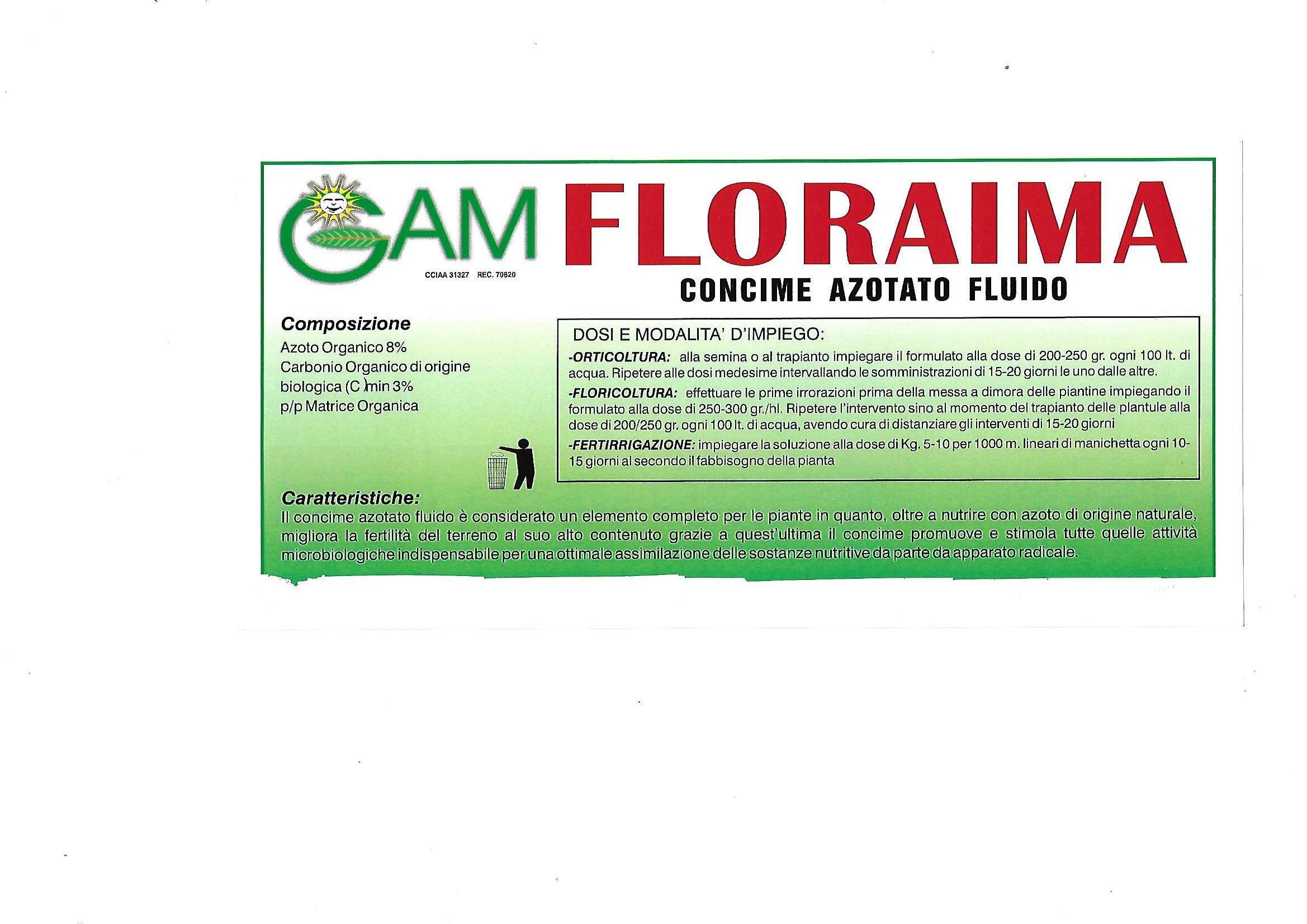 Concime Professionale Liquido Organico Floraima (30, 30)