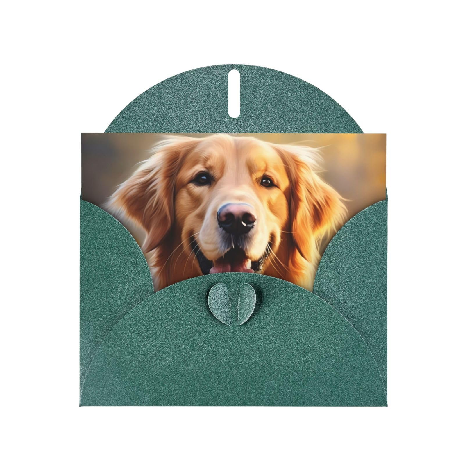 Biglietto Di Auguri Per Compleanno Con Golden Retriever - Divertente E Di Alta Qualità - 145x145 Mm - Fatto In UK Su Carta Riciclata FSC Con Busta Di Lusso