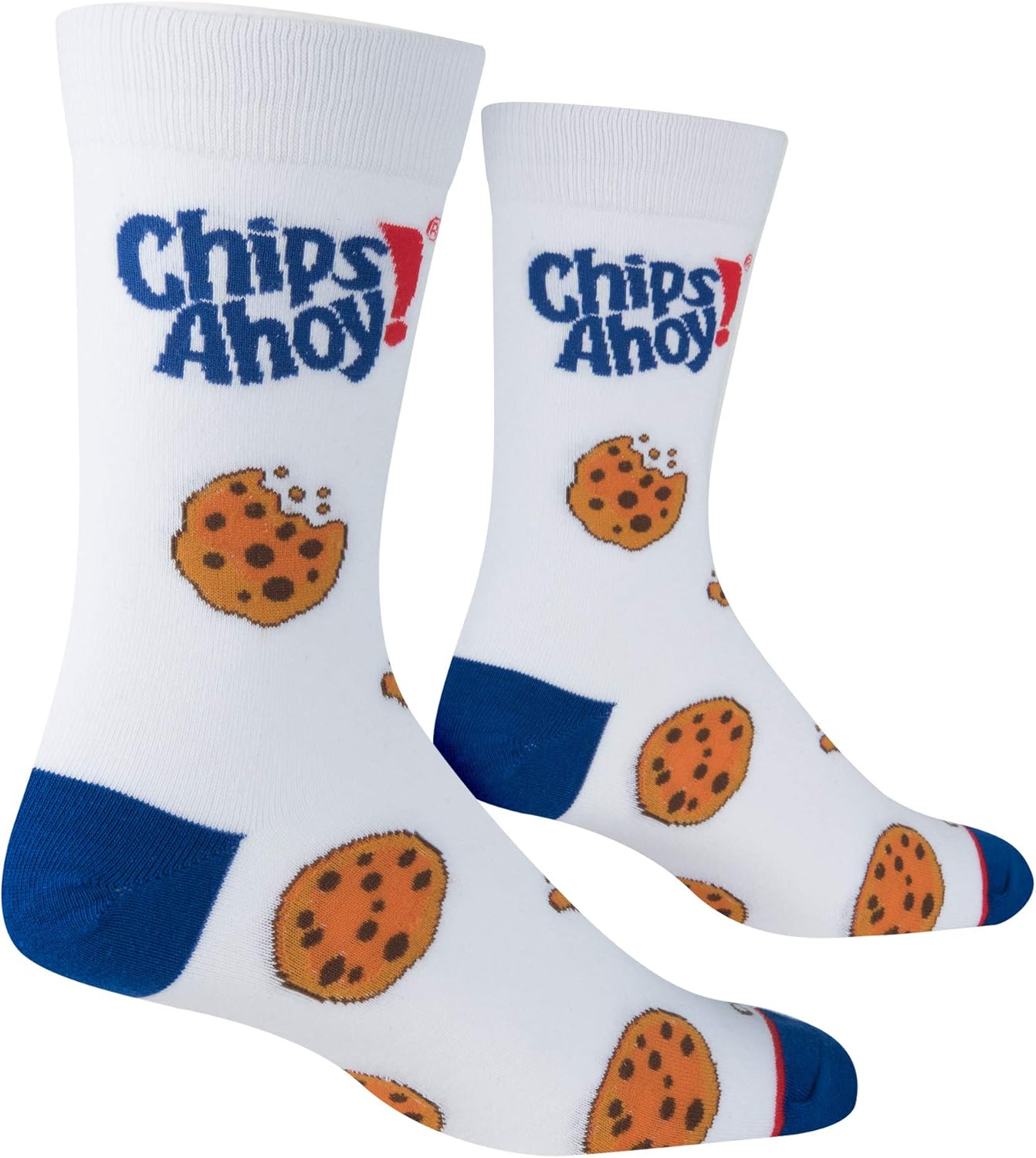 Cool Socks Novelty Crew Socks Men's Women's, Chips Ahoy Cookies, Graphic Print, Large - Image 3
