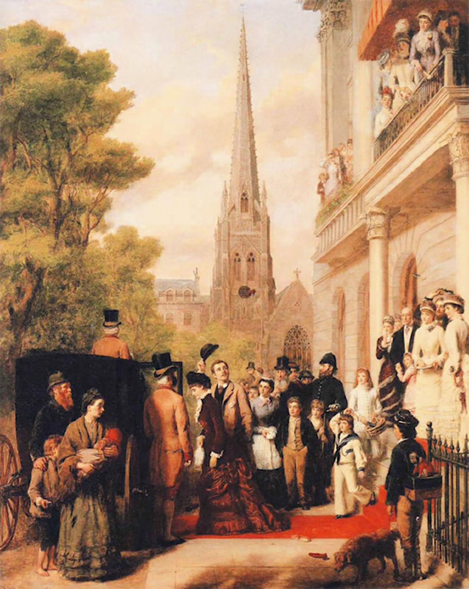 POSTERIIk Famous Print Pop Art Wall Art Graffiti for Better for Worse by William Powell Frith Art Prints for Home Decor 60x90cm
