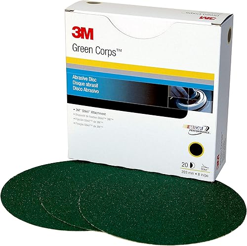 3M Verde Corps Stikit 8" 24E Grit 255U Disco, 1