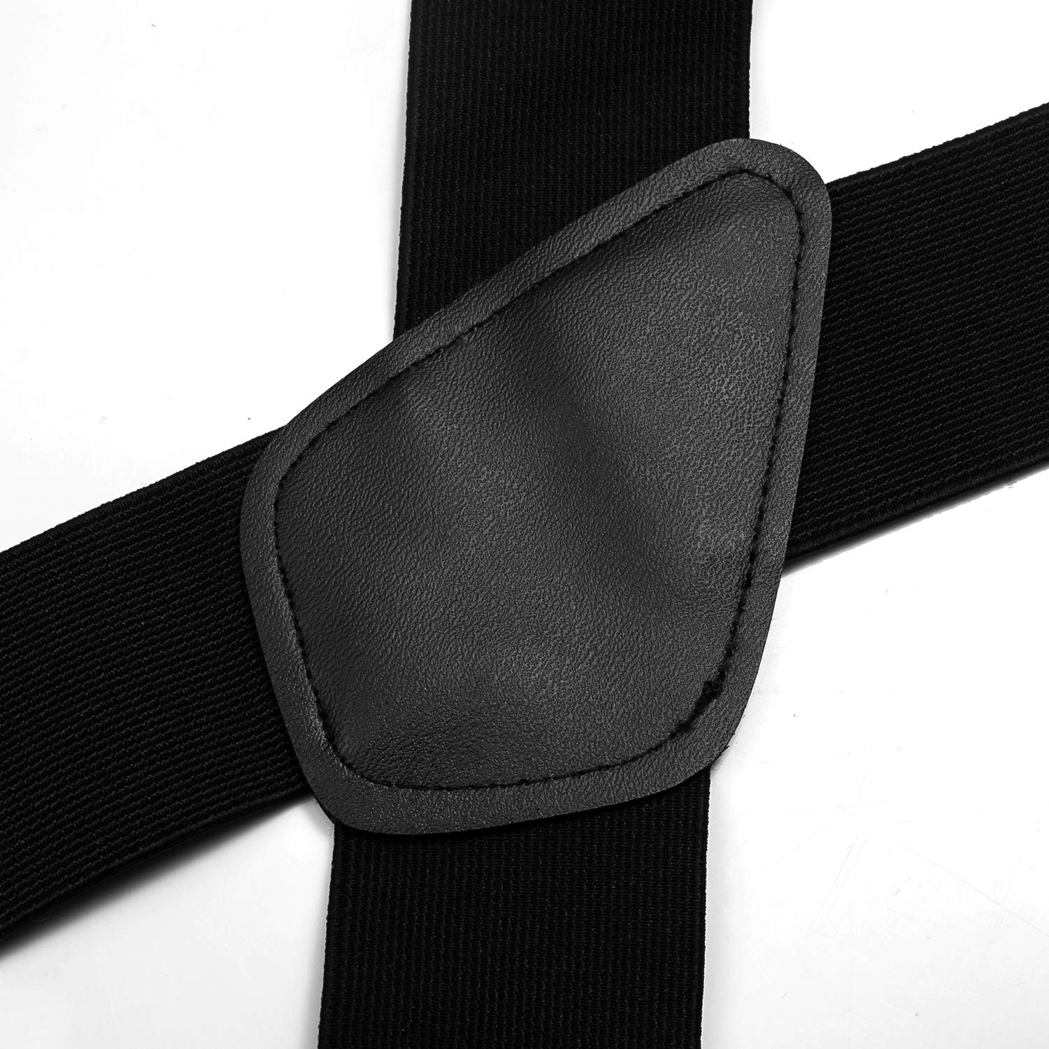 INYEEXUP Bretelles Hommes Extra Fortes 3,5 Cm – X Arrière, 4 Clips Ultra Solides, Réglables 76-125 Cm, Idéales Grandes Tailles & Travail