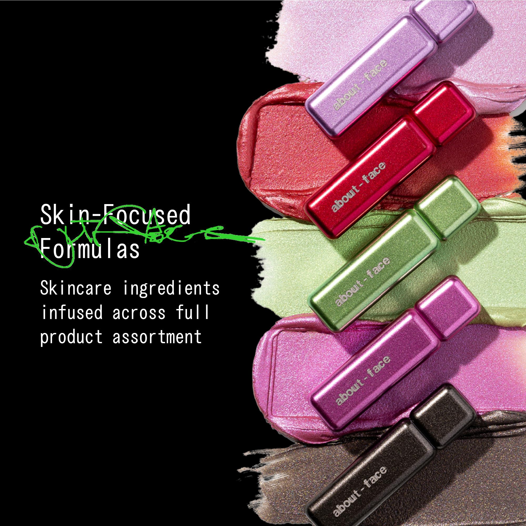 about-face Fractal Glitter Eye Paint Digital Demise – Smudge-Proof, Long-Lasting Liquid Eyeshadow – Intense Sparkle with Mousse Texture – Vegan, Cruelty-Free, Marula Oil Infused – 0.13oz (Cinnamon)