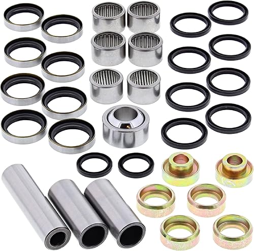 All Balls Racing 27-1130 Kit de rodamientos de varillaje compatible conreemplazo para KTM 125 EGS 1993-1997, 125 EXC 1993-1997, 125 SX 1993-1997,