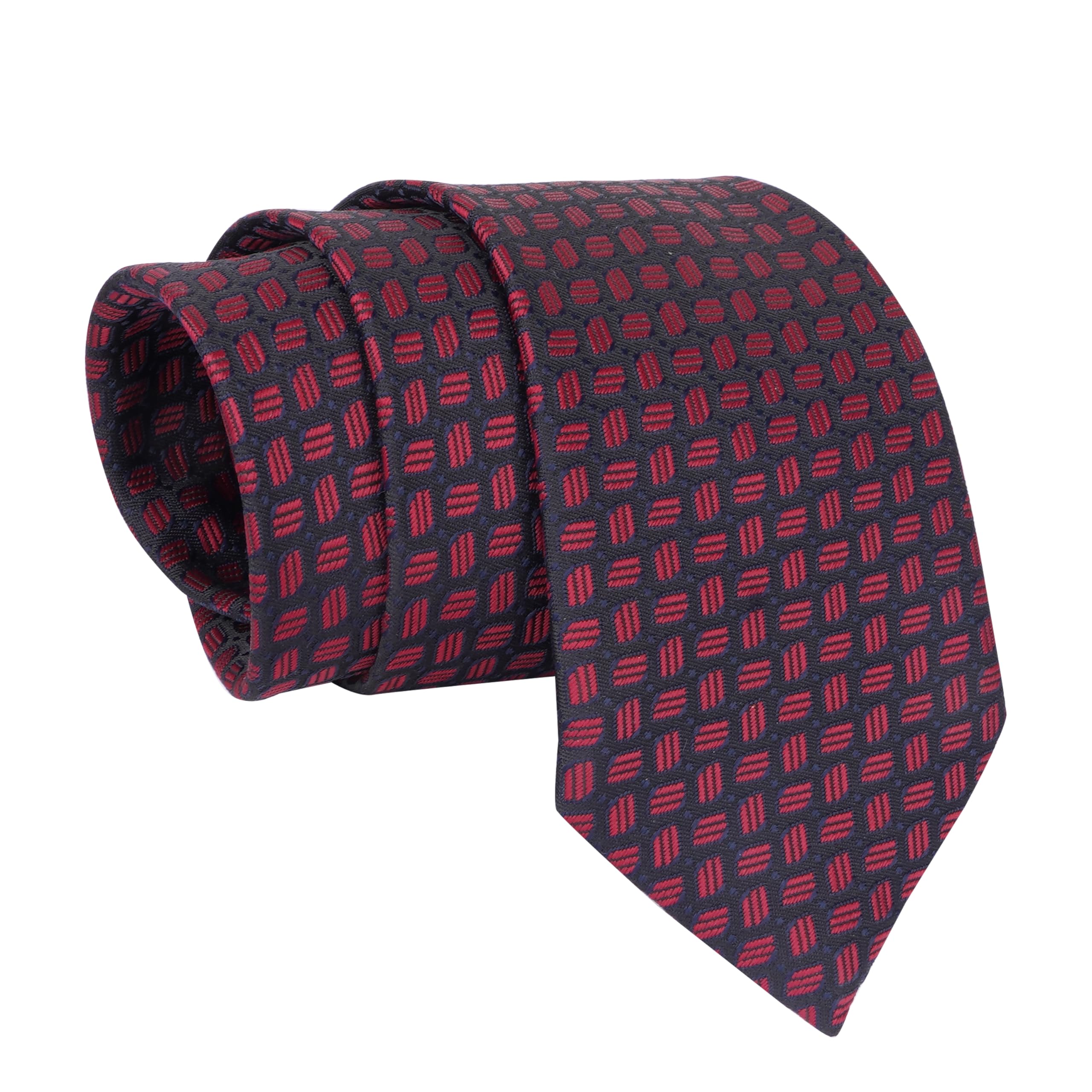 Men's Microfibre Italian Designer Necktie Gift Set, Floral Printed Tie (Pack of 1)-image-30