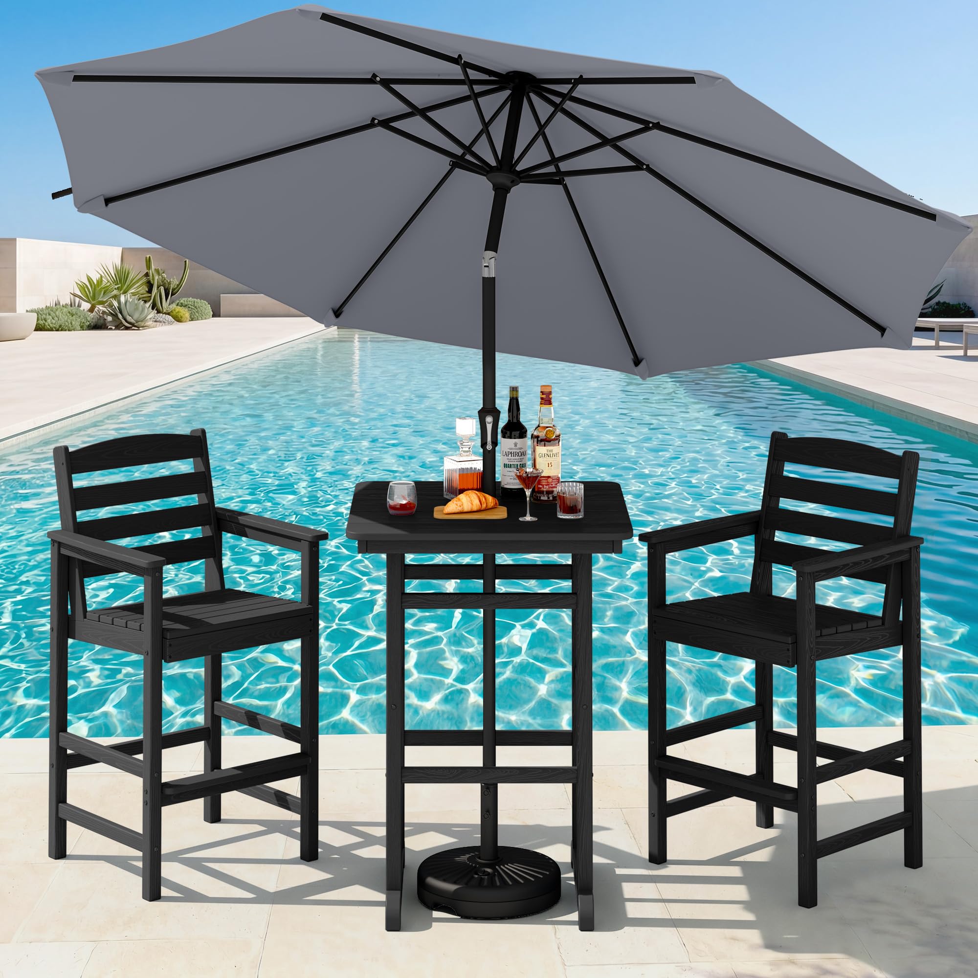 SERWALL 4-Piece Bar Set