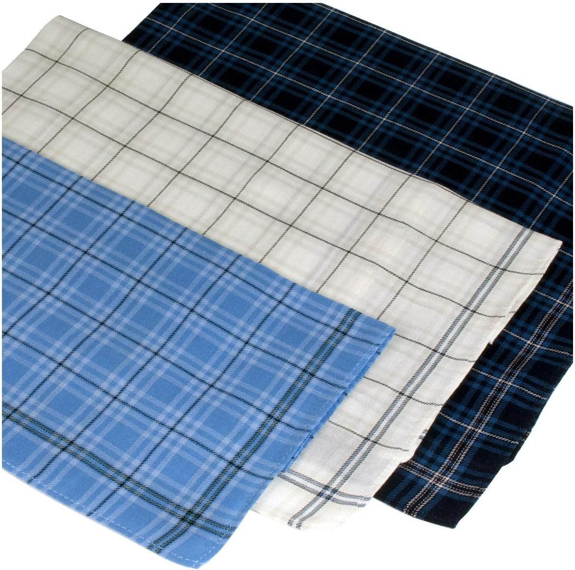 "Oban" man handkerchiefs - 17" square - 3 units in gift box