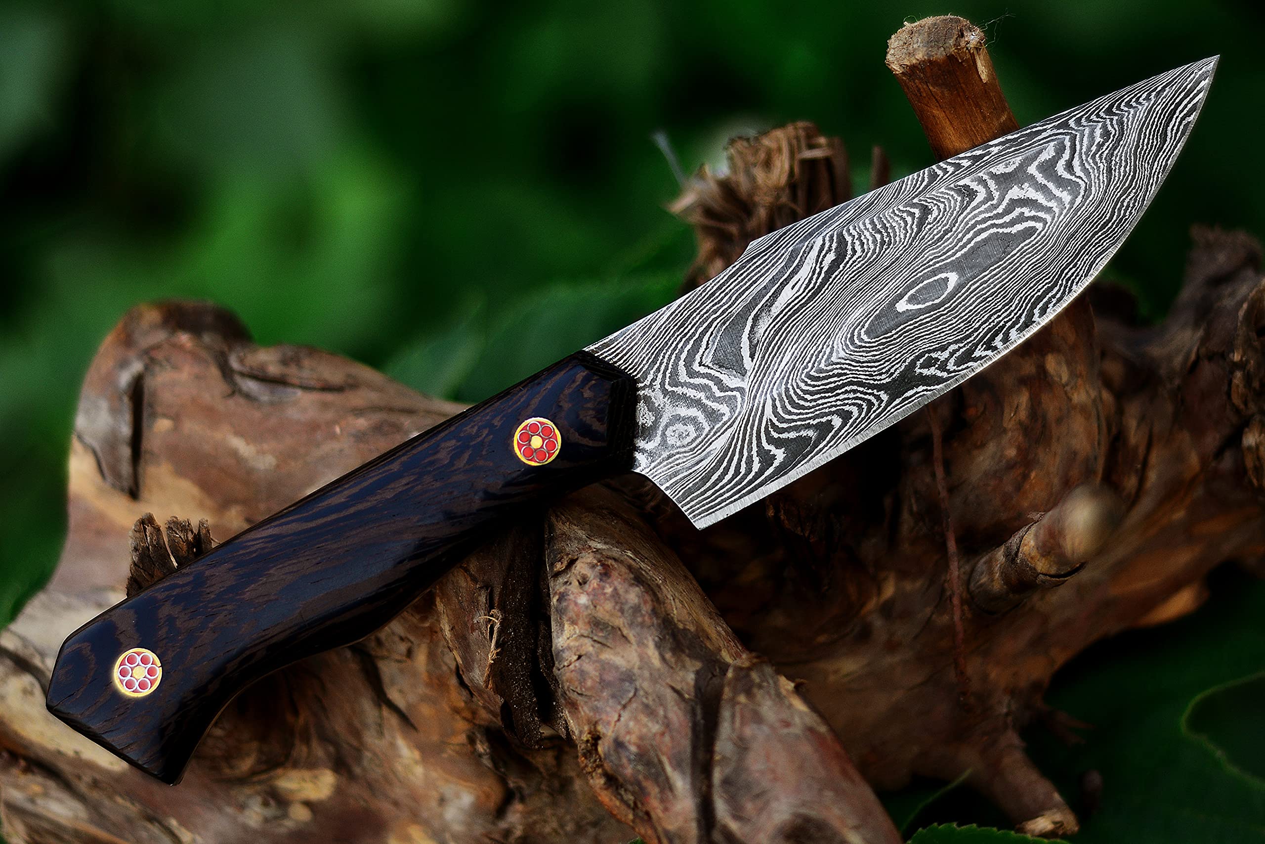 Buy SHARD Handmade Damascus Hunting Knife Bushcraft Knife, Self