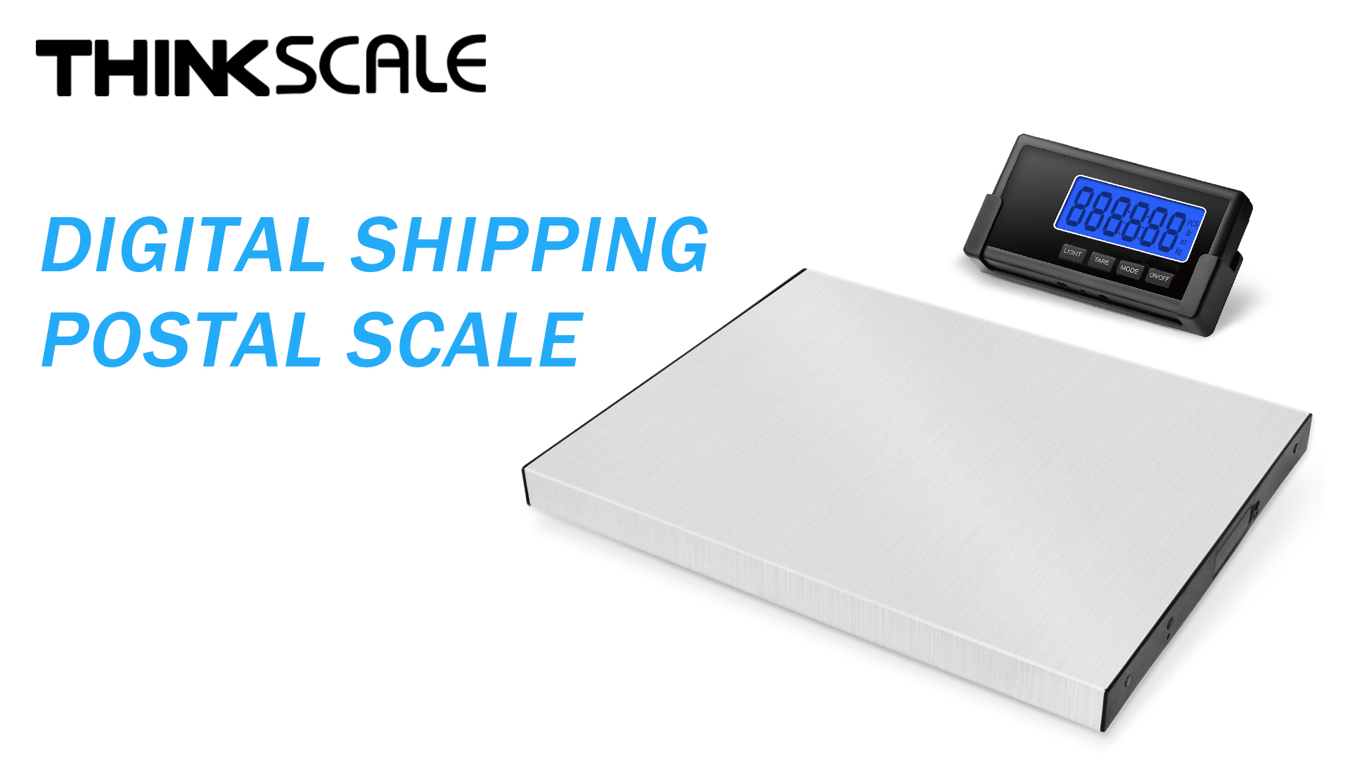 Image of THINKSCALE 440lb Heavy Duty Digital Shipping Scale, 10g Wireless LCD