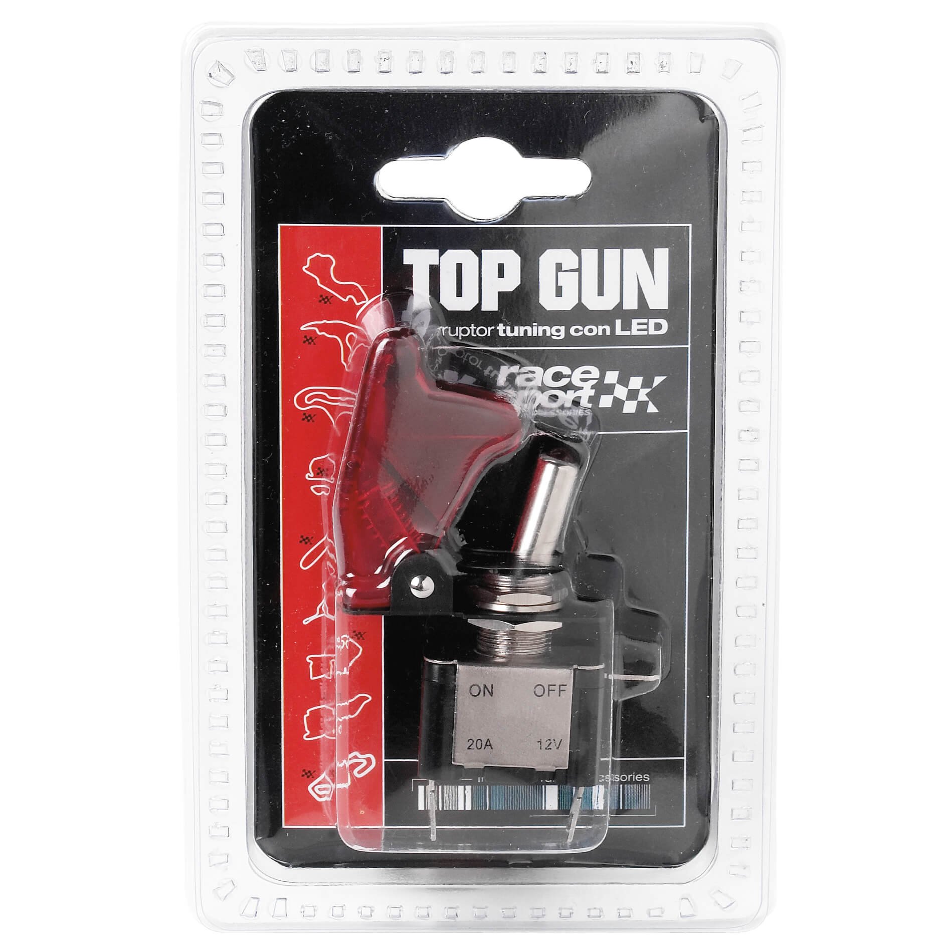 Amazon.com: Sumex Car Top Gun On/Off Switch with LED - Red