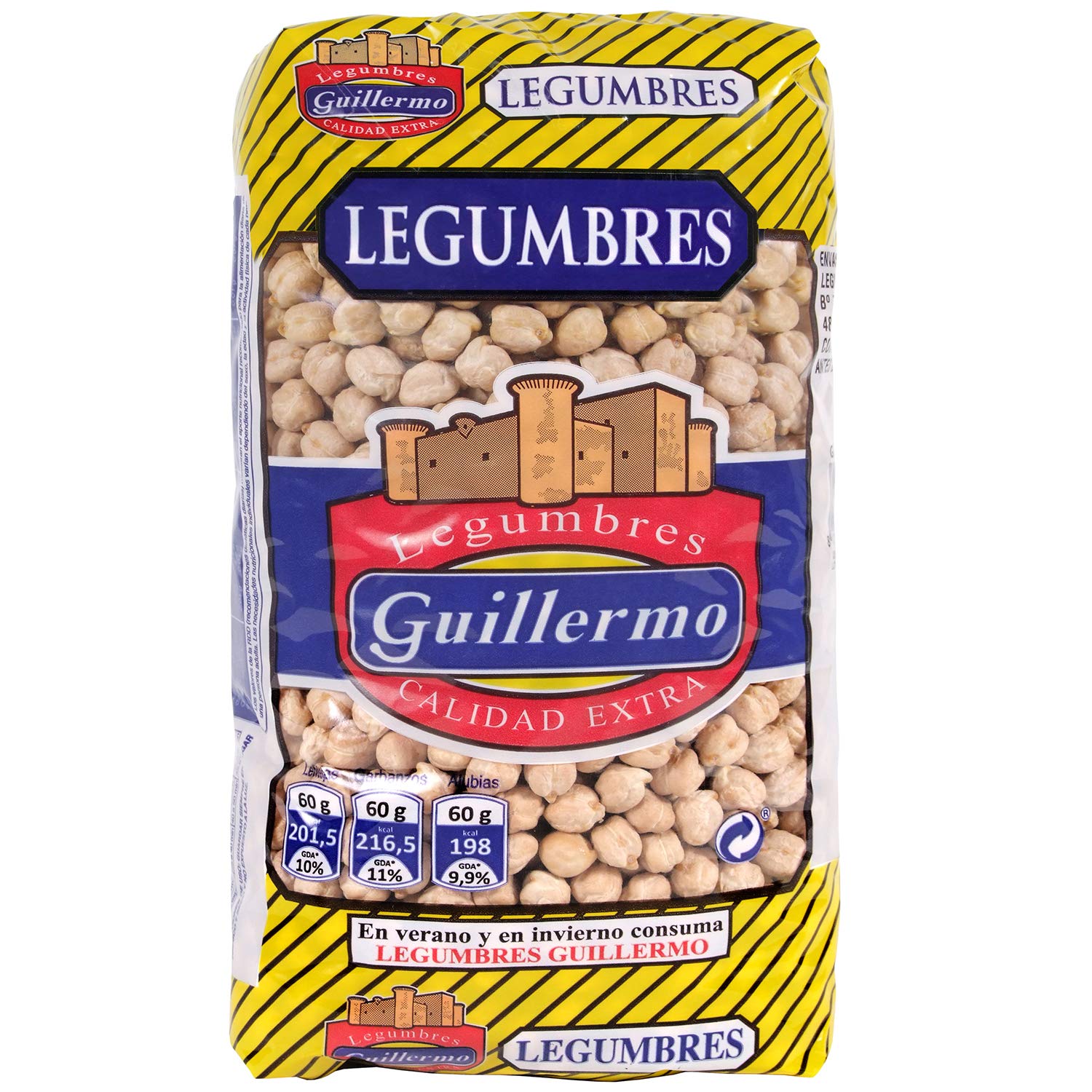 Garbanzo gordo 1 kg Paquete Calidad Extra