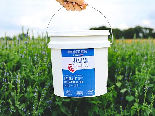 Miniatura 2 de Semillas enteras de chía negra crudas cultivadas en EE. UU., 10 libras | Sostenibles, sin OMG, directas de granja