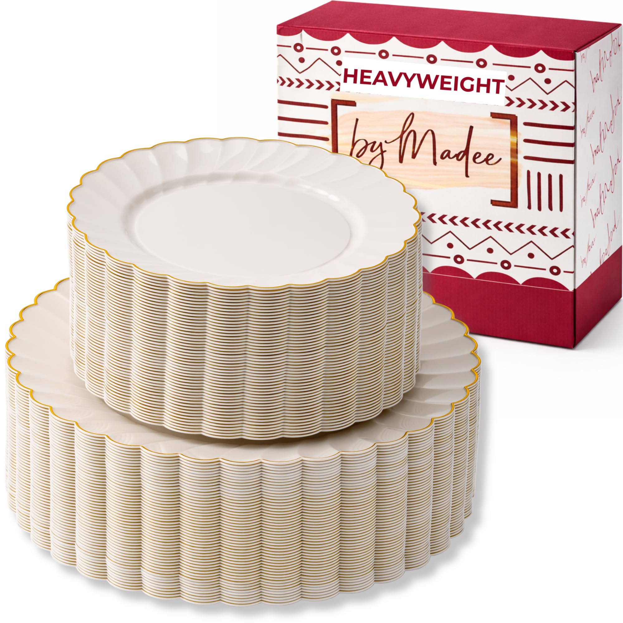 By Madee HEAVYWEIGHT Plastic Plates