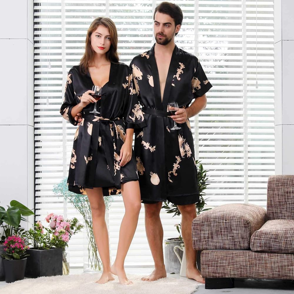 Boxer Lusso Per Casa Boxer Uomo In Seta Raso - Pantaloni Pigiama Comodi Per La Notte O Il Tempo Libero Biancheria Intima Uomo Morbida - Foto 7