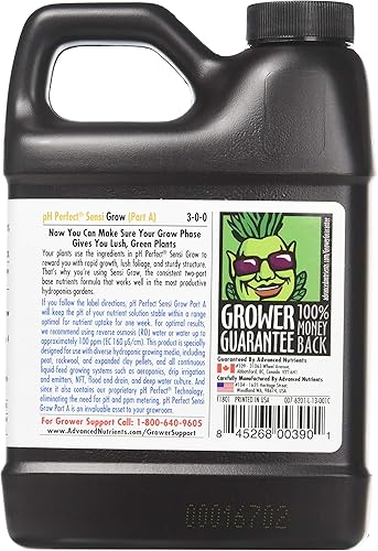 Miniatura 3 de Advanced Nutrients pH Perfect Sensi Grow Part A Nutrientes para plantas, 4L