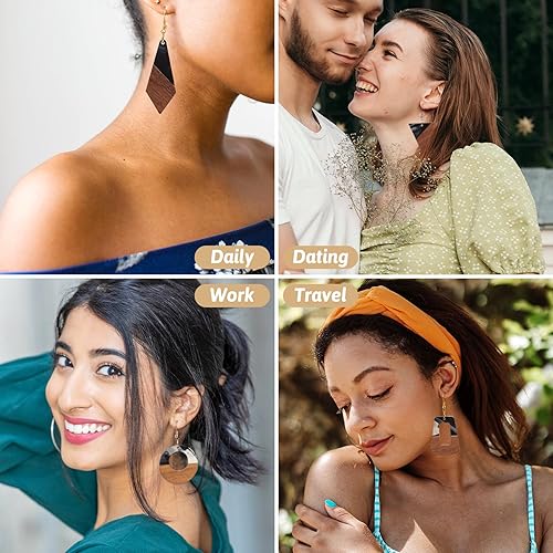 Vista 229 de Colgante de madera de resina, Resina, No es una piedra preciosa 0negro