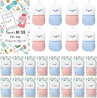 Hotop 20 Sets Christmas Pharmacy Technician Gifts Bulk, Pill Plush Keychains Bulk with Hug Tags, Appreciation Thank You Gifts for Doctor Medical Assistant Coworkers Employee Pharmacy Technician
