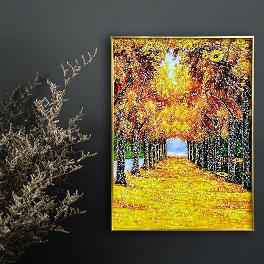 Amazon.co.jp: アート パネル 運気が上がる 水晶 絵画 金運 幸運