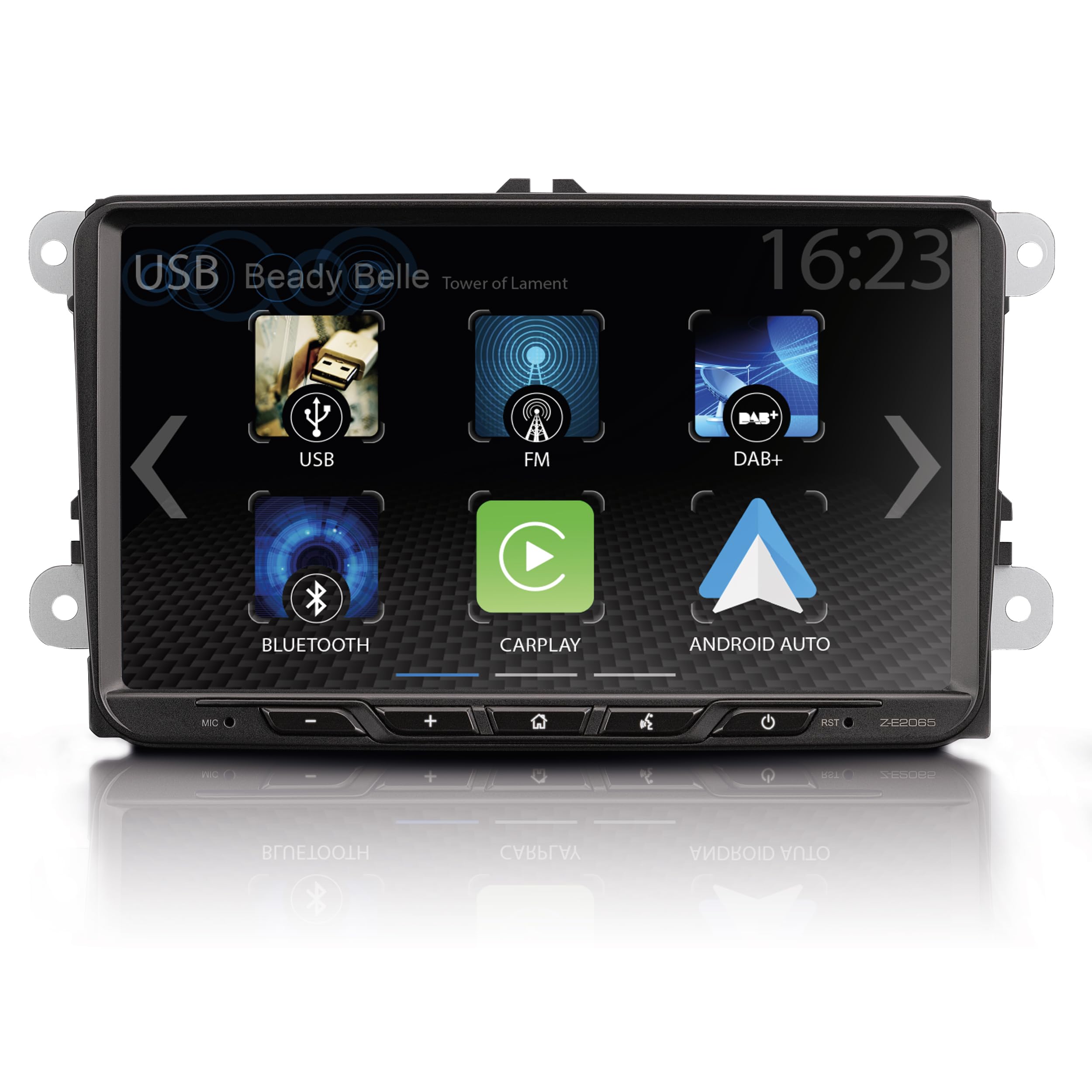 ZENEC Z-E2065 – 9 Zoll Multimedia Receiver kompatibel mit VW, Seat & Skoda