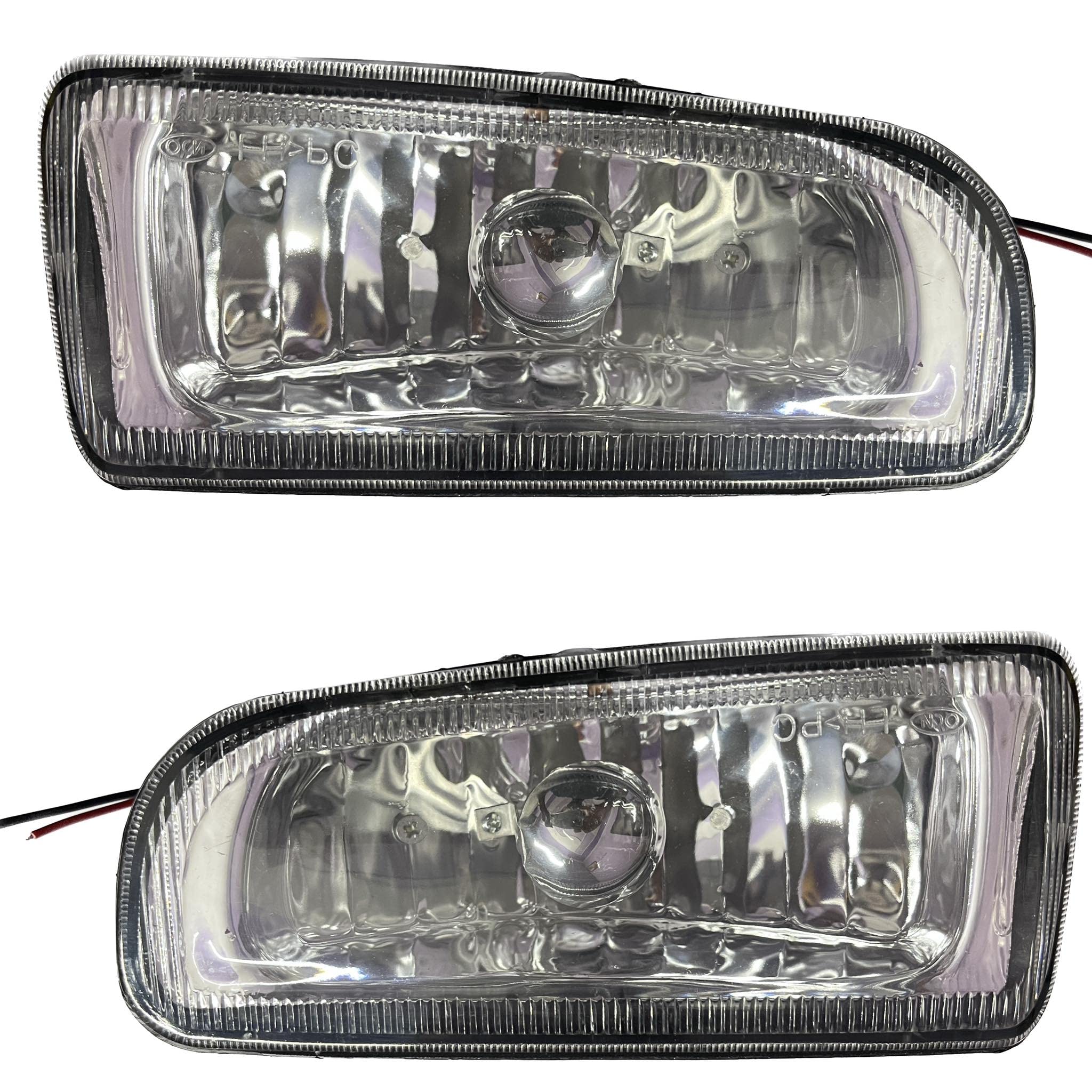 K D Fog Lamp set For Toyota Qualis (Pair) With Bulb 1999-2004 | Halogen