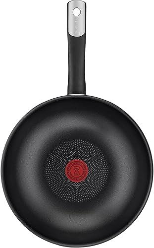 Miniatura 9 de Tefal C38806 - Sartén esencial de titanio duro de 11.0 in, revestimiento antiadherente con partículas de titanio, indicador de temperatura de señal