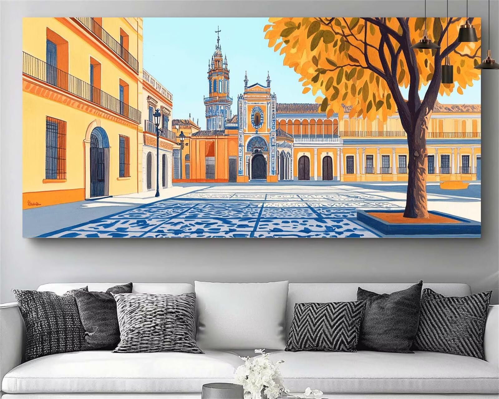 Pintura diamante Nueva York 30x60cm para bordado punto de cruz y mosaicos DIY 8