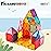 PicassoTiles Magnet Tile Building Block Set Magnetic Construction Square Triangle Tiles Toy Kit Sparking Creativity Geometric Shapes STEM Educational Learning Brain Development Kids Ages 3+ PB36