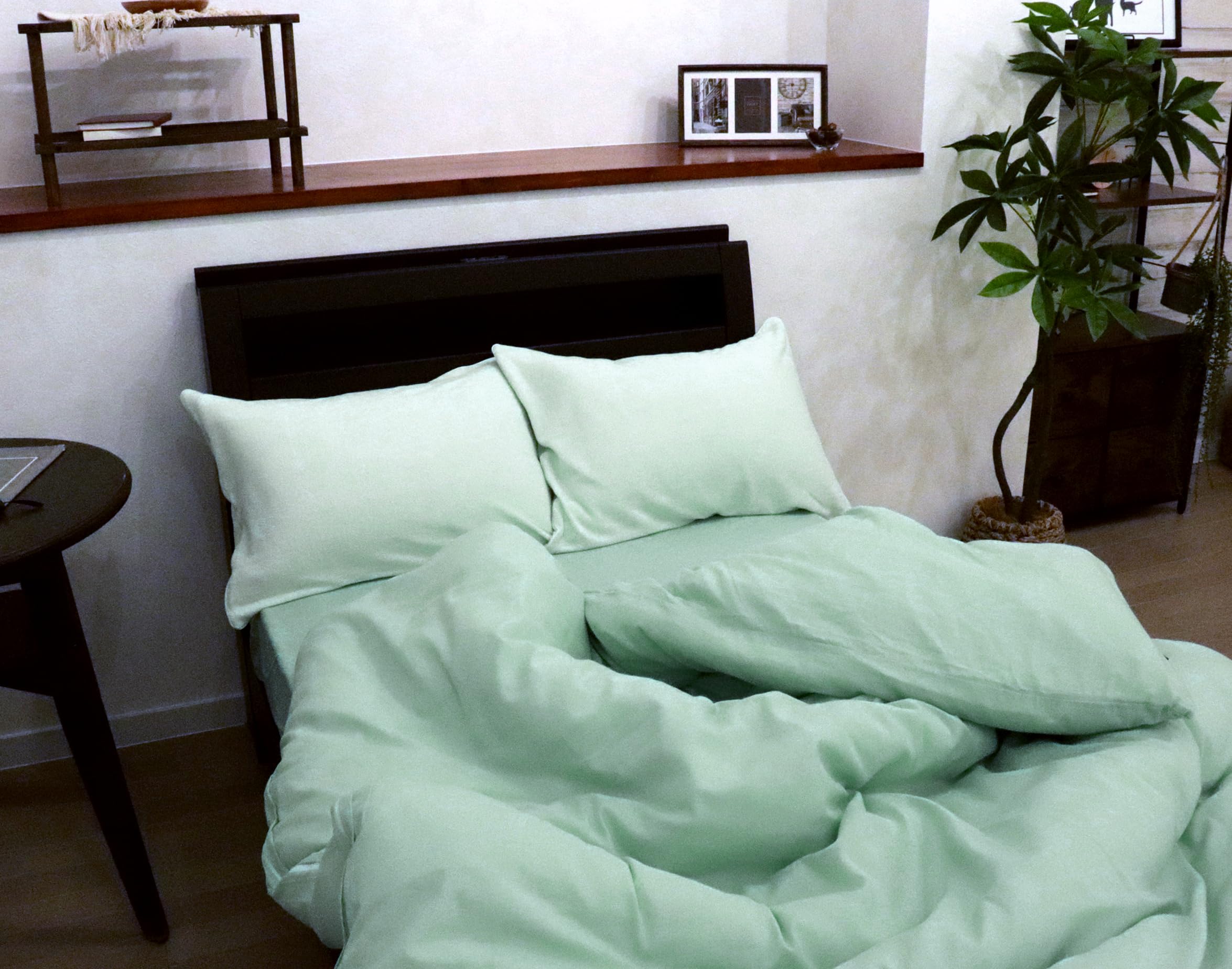 新品未使用  掛けカバー 150×210cm グリーン Amazon｜CAMEL PALMS 日本製 綿100％ ガーゼ 掛布団カバー シングル