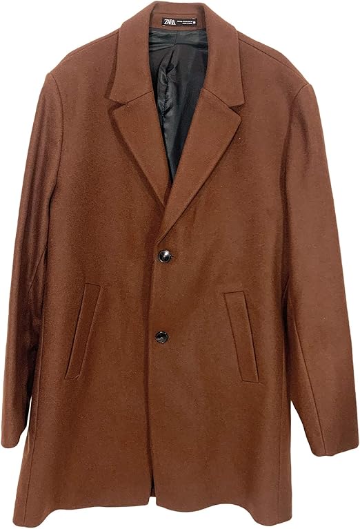 Amazon Zara メンズ テーラードコート 0706 401 704 Us サイズ Xx Large カラー ブラウン コート ジャケット 通販