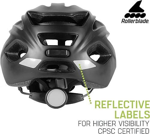Miniatura 7 de Rollerblade Casco Skate, Unisex, Negro