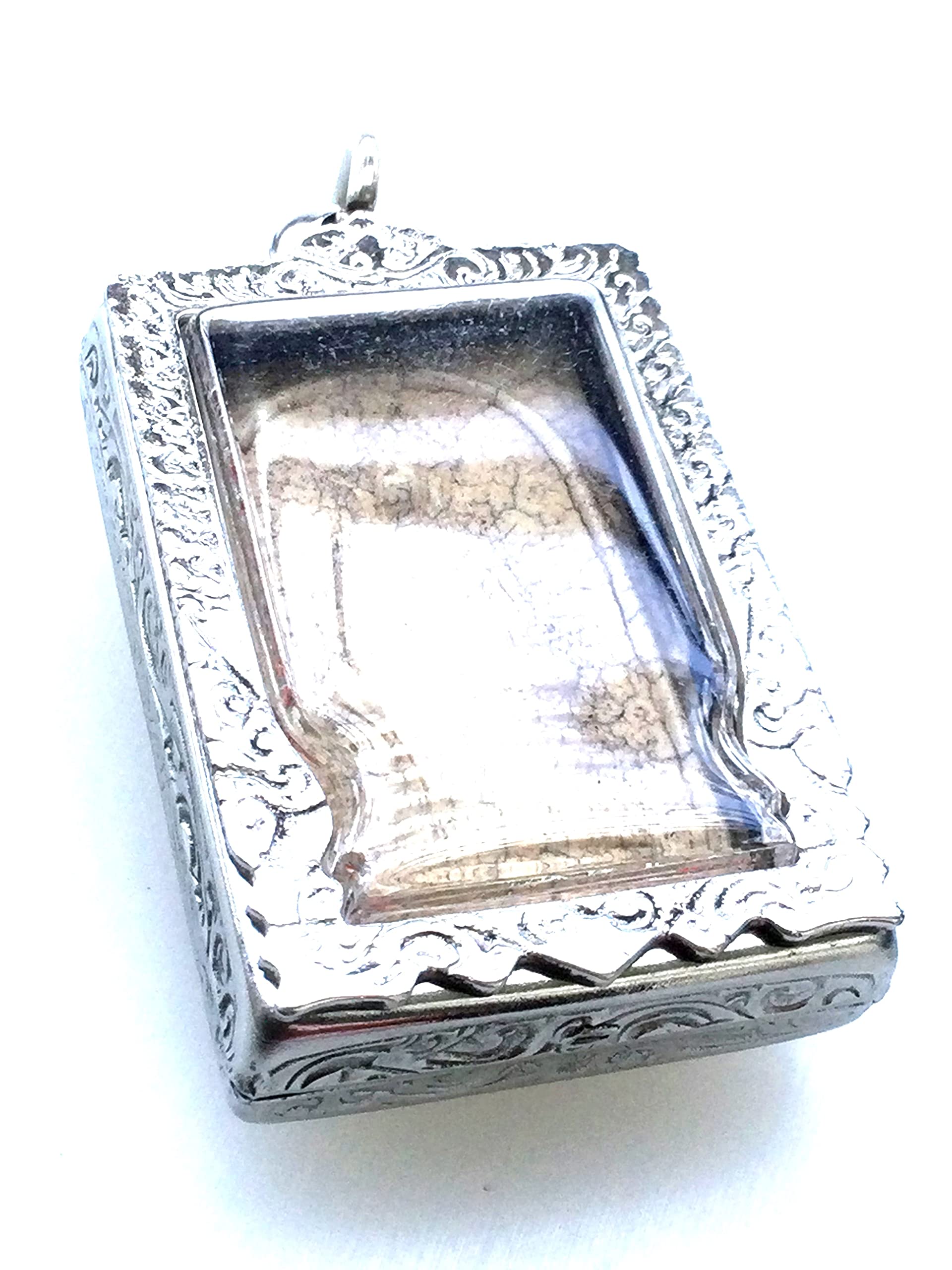 Very Rare Phra Somdet Kao-Chan Wat Rakang Kositaram Old Magic Powder Thai Powerful Amulet