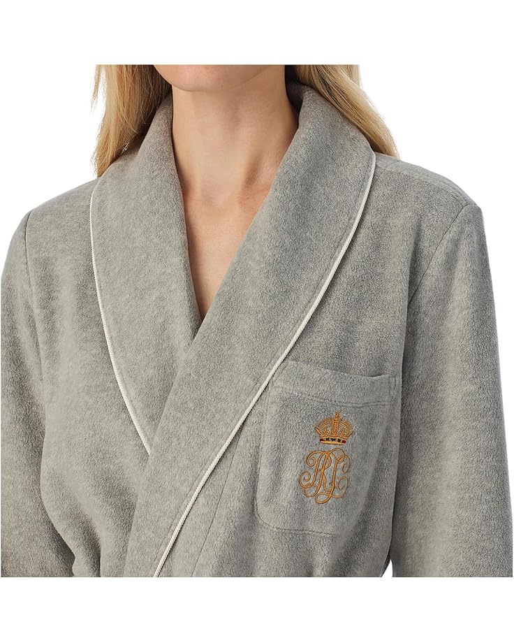 Lauren Ralph Lauren Recycled Polyester Dalton Fleece Robe - #3 of 3