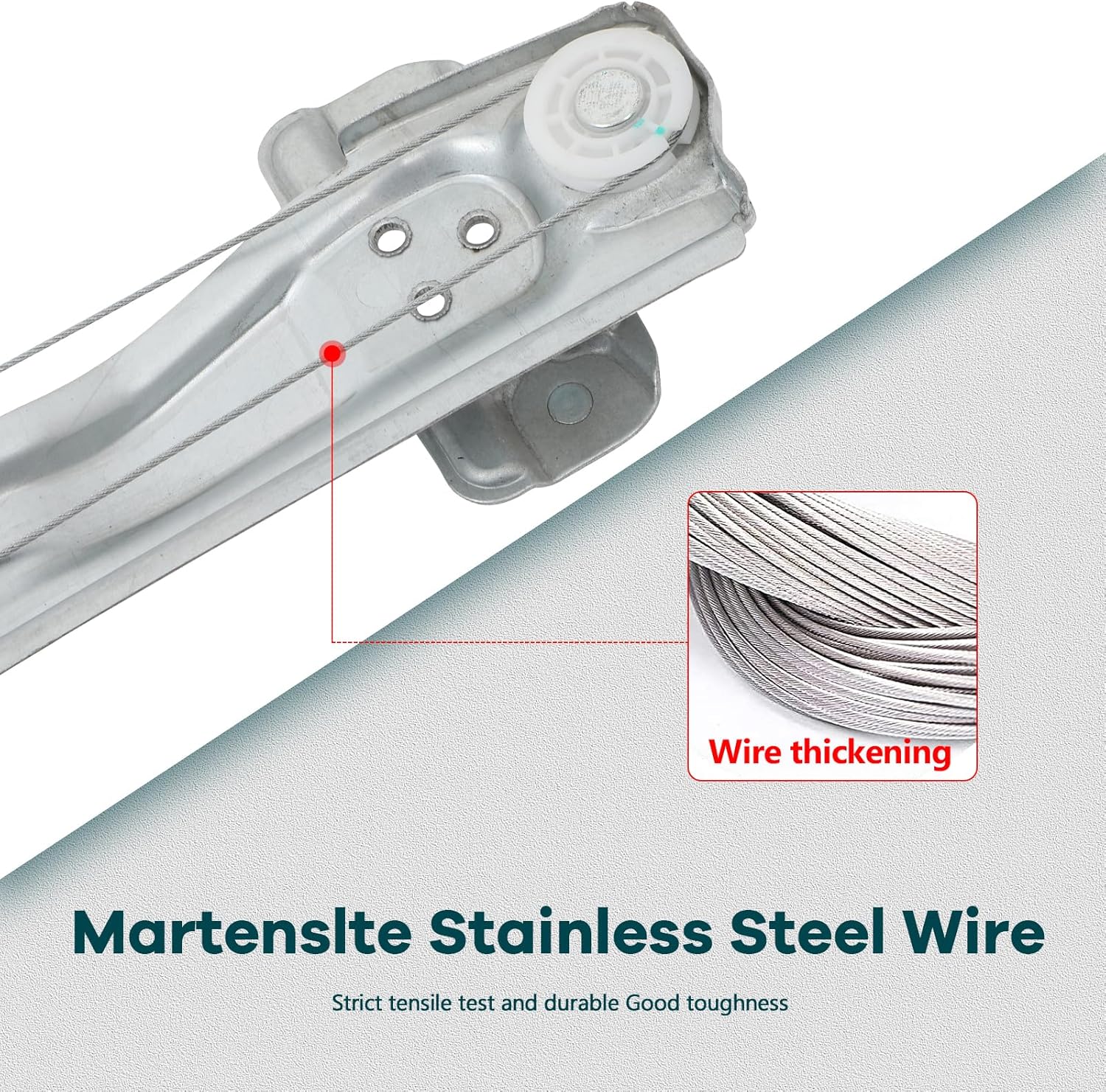 FINDAUTO Power Window Regulator with and Motor Rear Right Passenger Side fits 2016-2019 for Chevrolet Silverado 1500 2016-2019 for GMC Sierra 1500 2017-2020 for GMC Yukon XL 751-063