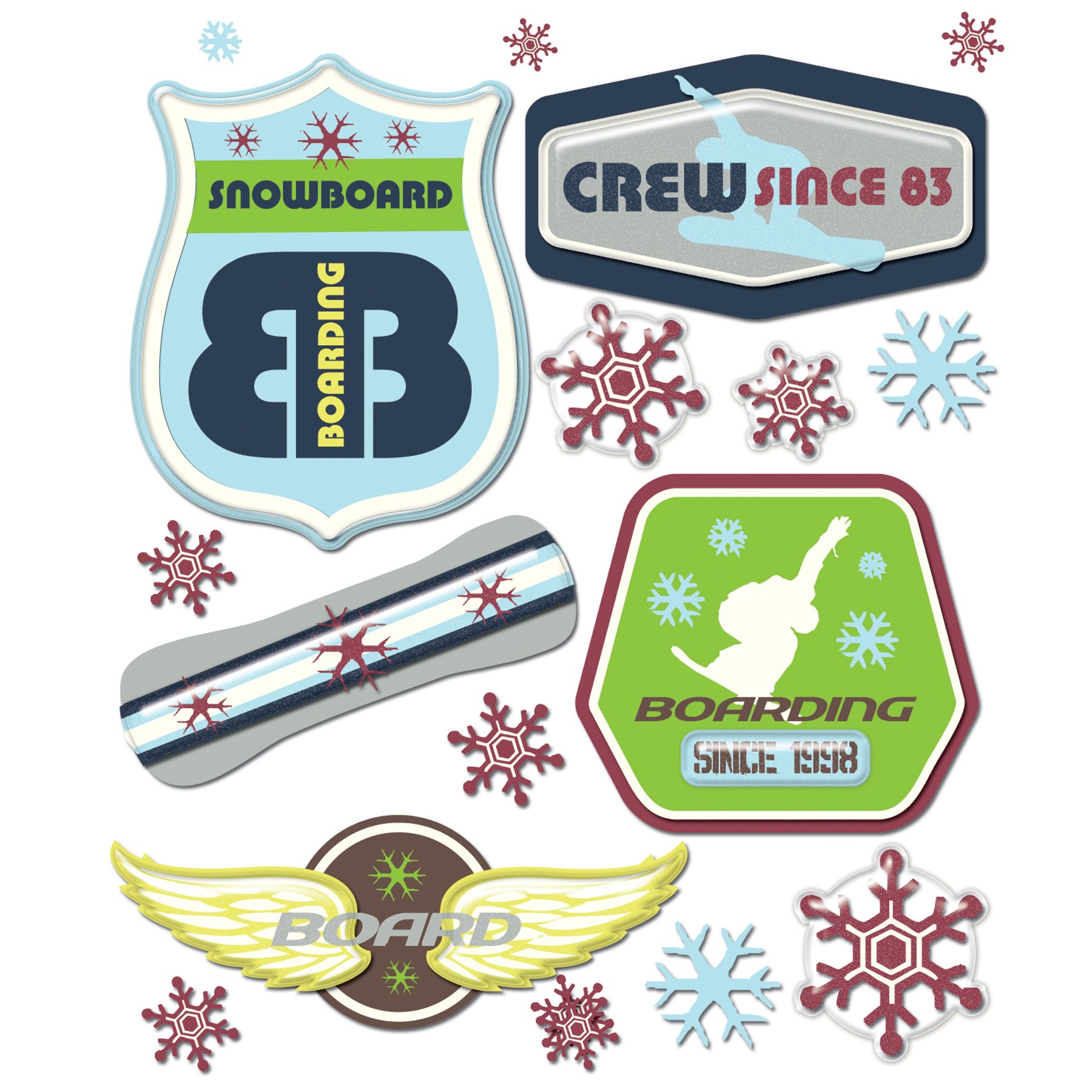 K&CompanySnowboarding Sticker Medley