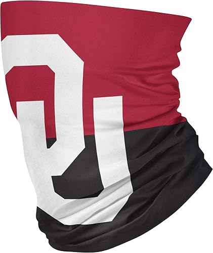 Miniatura 172 de FOCO NCAA unisex-adult Ncaa Team Logo Neck Gaiter Multiuse Logotipo grande.,Mini logotipo impreso.,Vacaciones en bloque ocupado,Hibisco