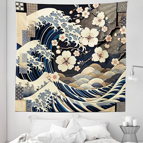 Miniatura 402 de Ambesonne Tapiz gótico, patio con hiedra encantada en la puerta antigua al bosque, colgante de pared ancho para dormitorio, sala de estar, 2-Verde