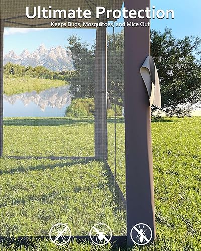 Miniatura 5 de Garveelife Tienda de campaña desplegable de 11 x 11 pulgadas con mosquitera, refugio para exteriores, fácil instalación, resistente al agua y a los