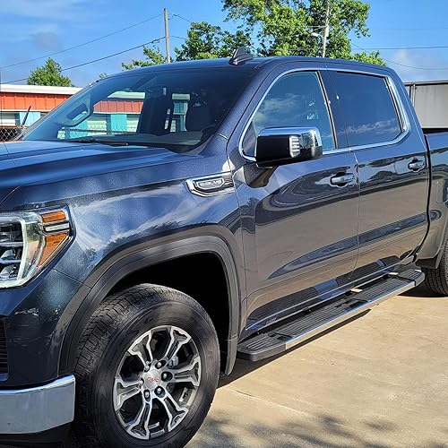 Miniatura 8 de Estribos de 6 pulgadas compatibles con Chevy SilveradoGmc Sierra 1500 Crew Cab 2019-2025, SilveradoSierra 2500hd 3500hd 2019-2025 Crew Cab, dos