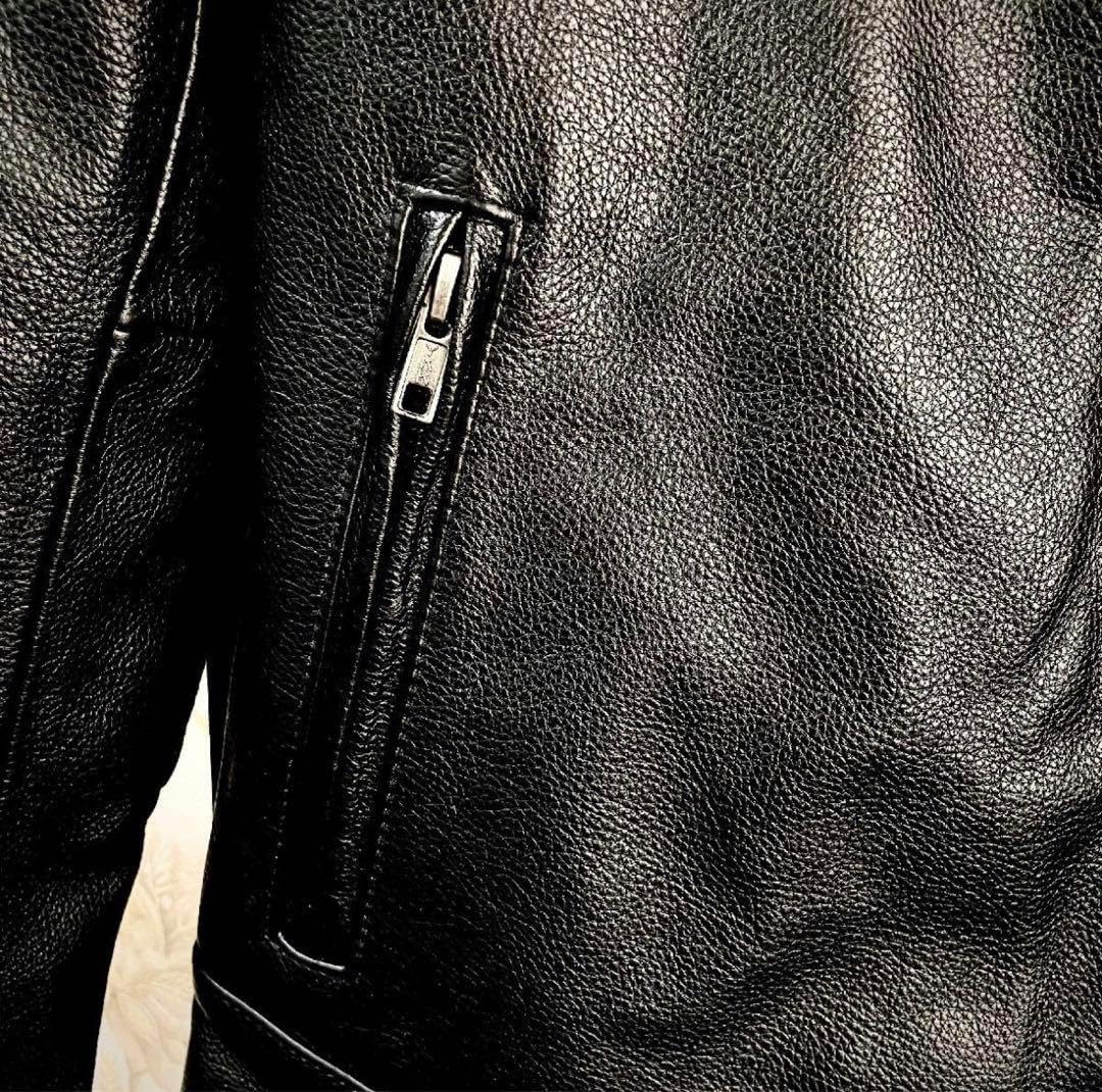 最高級EU製＆定価19万◇UABONI*ユアボニ*レザージャケット*フランス