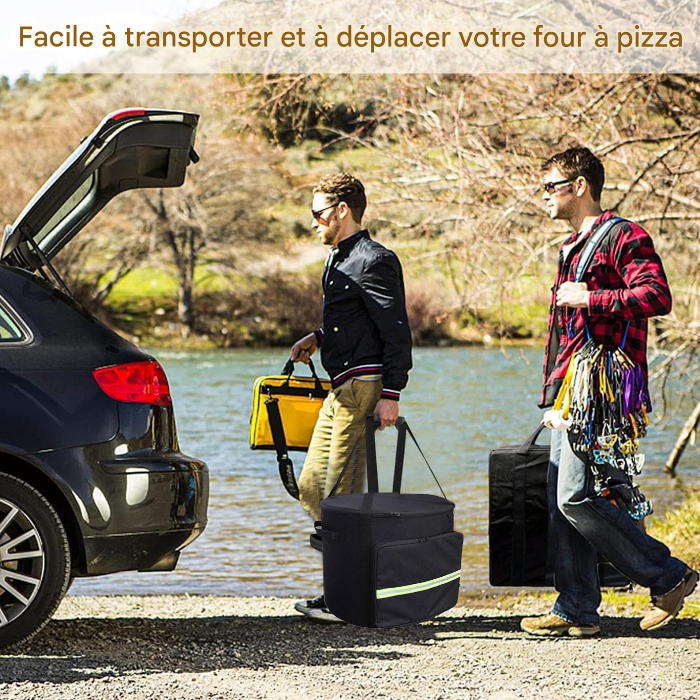 Torba Do Pieca Do Pizzy Wodoodporna Pyłoszczelna Przenośna | Pyłoszczelny Na Przenośna Na Zewnątrz, Camping, Patio, Grill, Przyjęcia, Ogród, Restauracja, Kuchnia,
