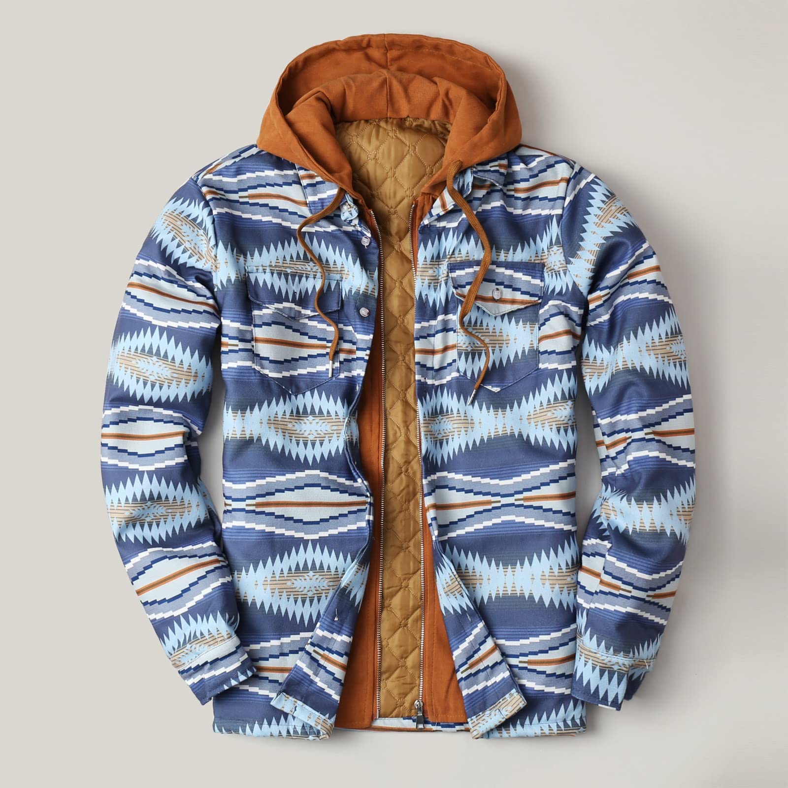 Giacca Di Lana Per Uomo Felpa Uomo Manica Lunga Pullover Tinta unita Cerniera Bomber Giacca Con Cappuccio Felpe Spessa