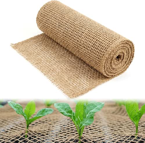 5 Yard Jute Erosion Control Blanket, Soil Saver Mesh Straw