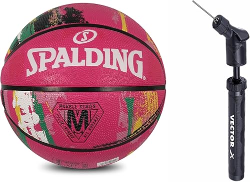 Spalding Pelota de baloncesto al aire libreinterior de mármol para mujer