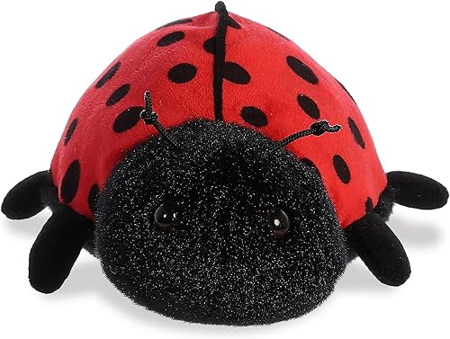 Miniatura 2 de Aurora® - Adorable Mini Flopsie™ catarina Ladybug-Ladybird™ - Animal de peluche, facilidad para jugar, compañero eterno - Rojo, 8 pulgadas