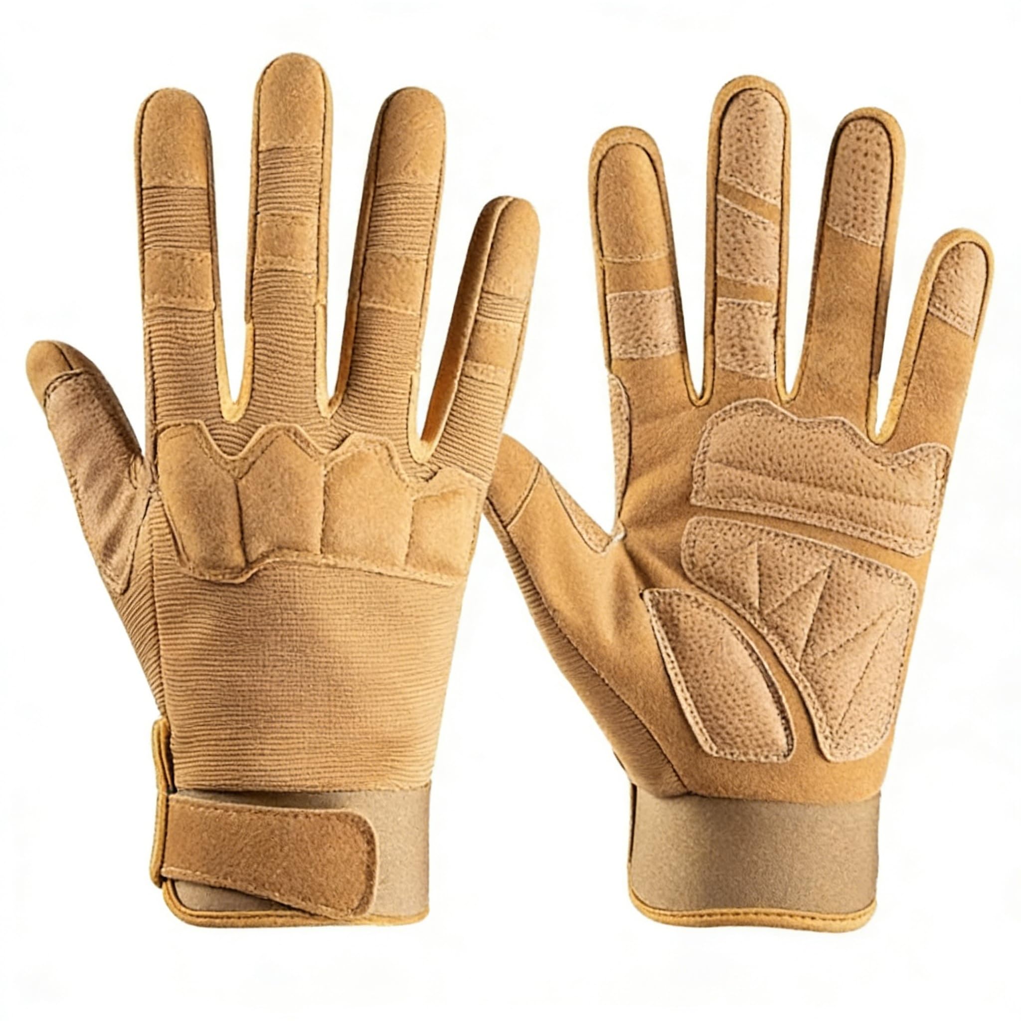 Mechanics Work Gloves - Cut Resistant, Safety Grip for Men - Durable Hand Protection Gloves for DIY, Welding, Riding - Enhanced Feel & Control