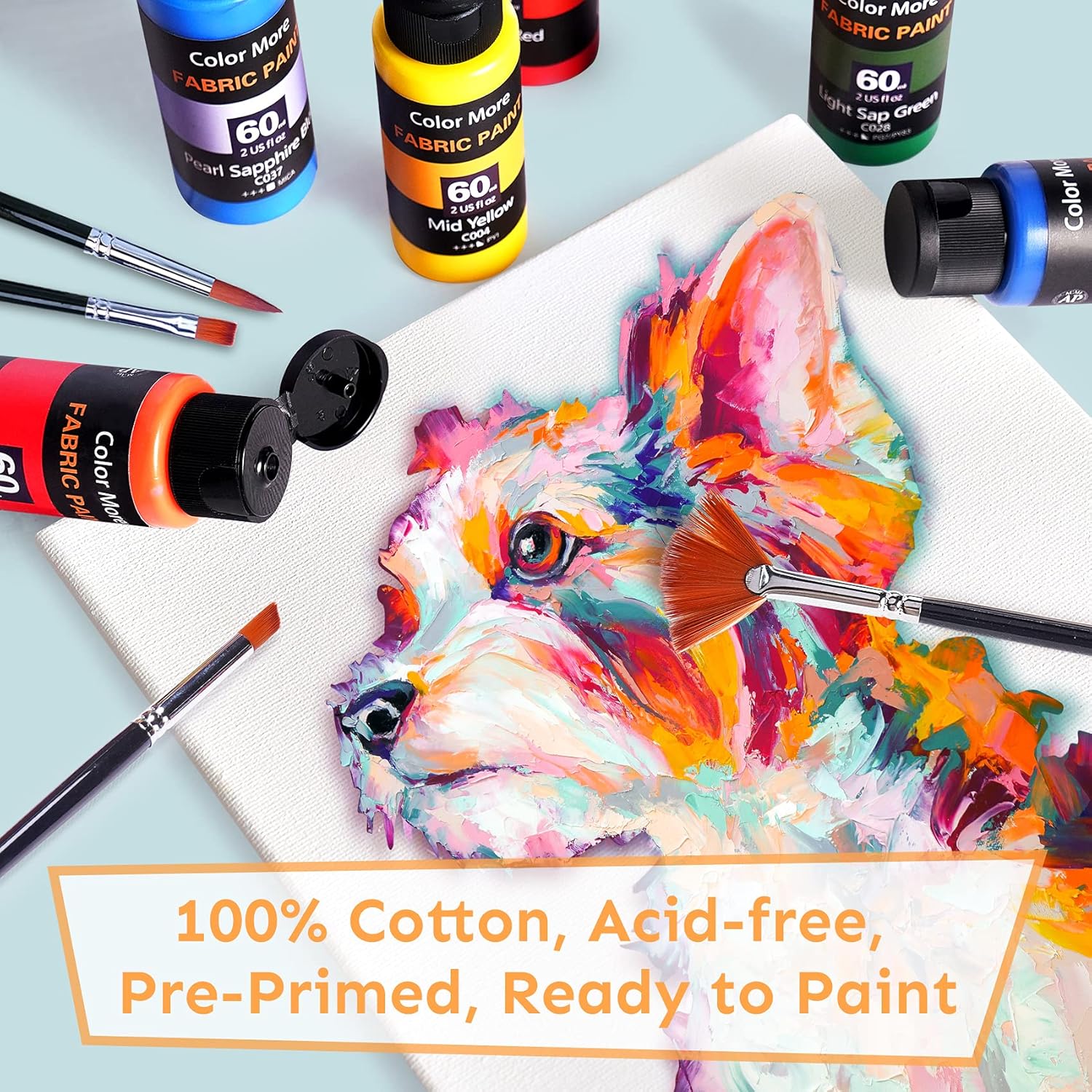 Painting Canvas Panels Multi Pack,5x7",8x10",9x12",11x14" Set of 48 Canvas Boards for Painting,100% Cotton,with Label Stickers,Blank Canvas for Acrylic Pouring and Oil Painting,Art Supplies : Arts, Crafts & Sewing